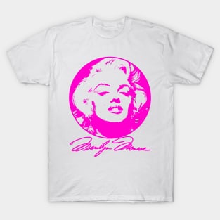 MARILYN MONROE (Hot Pink Print) T-Shirt